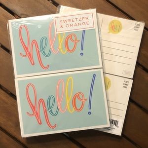 NWT - Just Saying Hello Postcards